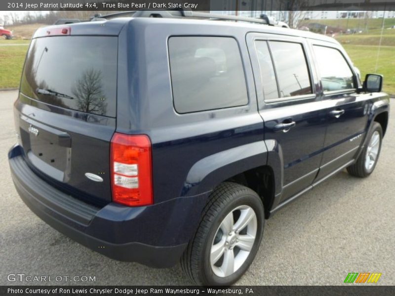 True Blue Pearl / Dark Slate Gray 2014 Jeep Patriot Latitude 4x4