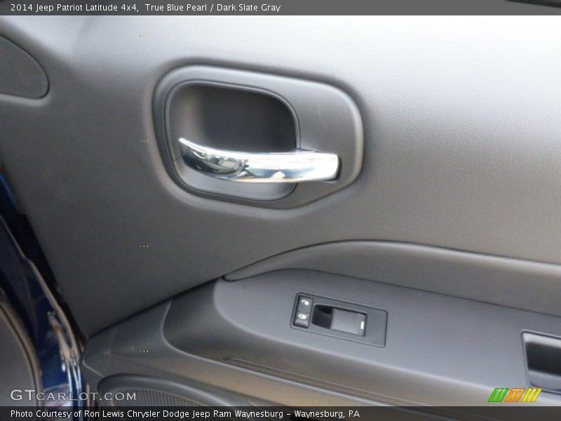 True Blue Pearl / Dark Slate Gray 2014 Jeep Patriot Latitude 4x4
