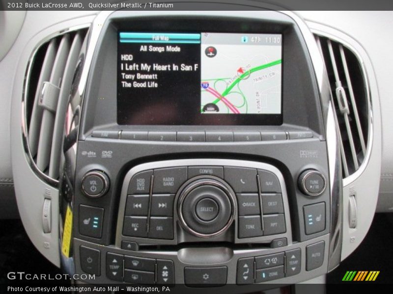 Quicksilver Metallic / Titanium 2012 Buick LaCrosse AWD