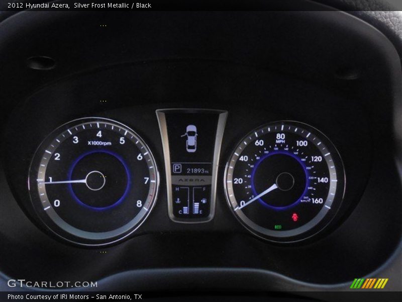 Silver Frost Metallic / Black 2012 Hyundai Azera