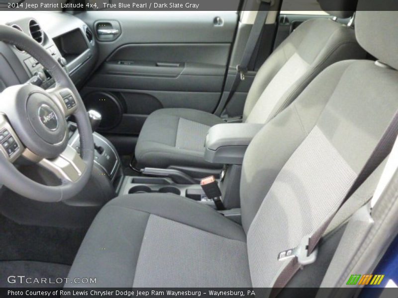 True Blue Pearl / Dark Slate Gray 2014 Jeep Patriot Latitude 4x4
