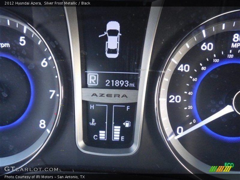 Silver Frost Metallic / Black 2012 Hyundai Azera