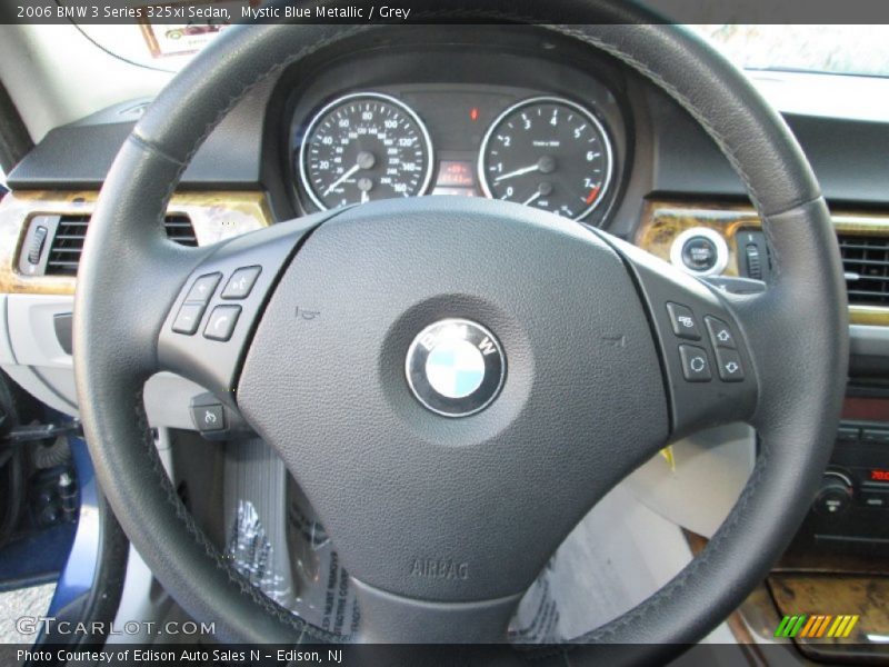 Mystic Blue Metallic / Grey 2006 BMW 3 Series 325xi Sedan