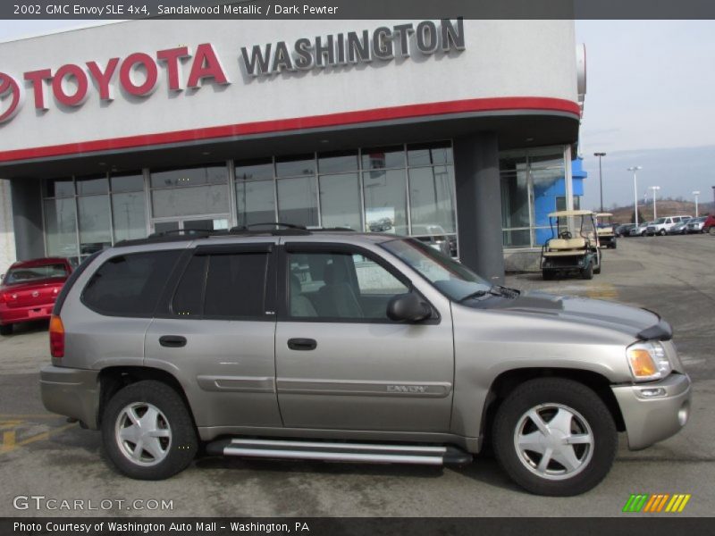 Sandalwood Metallic / Dark Pewter 2002 GMC Envoy SLE 4x4