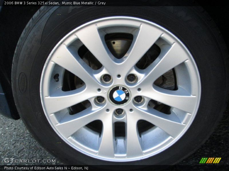 Mystic Blue Metallic / Grey 2006 BMW 3 Series 325xi Sedan