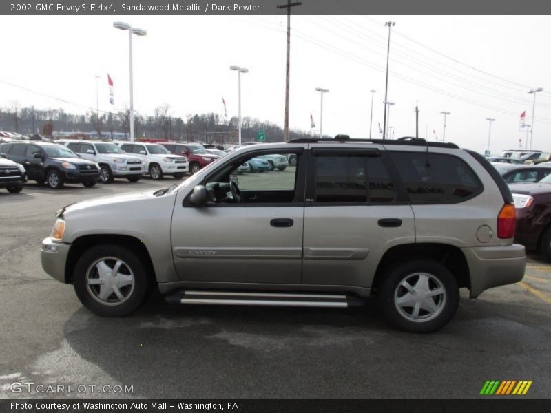 Sandalwood Metallic / Dark Pewter 2002 GMC Envoy SLE 4x4