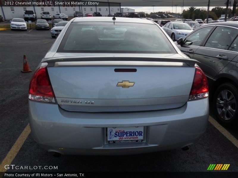 Silver Ice Metallic / Ebony 2012 Chevrolet Impala LTZ