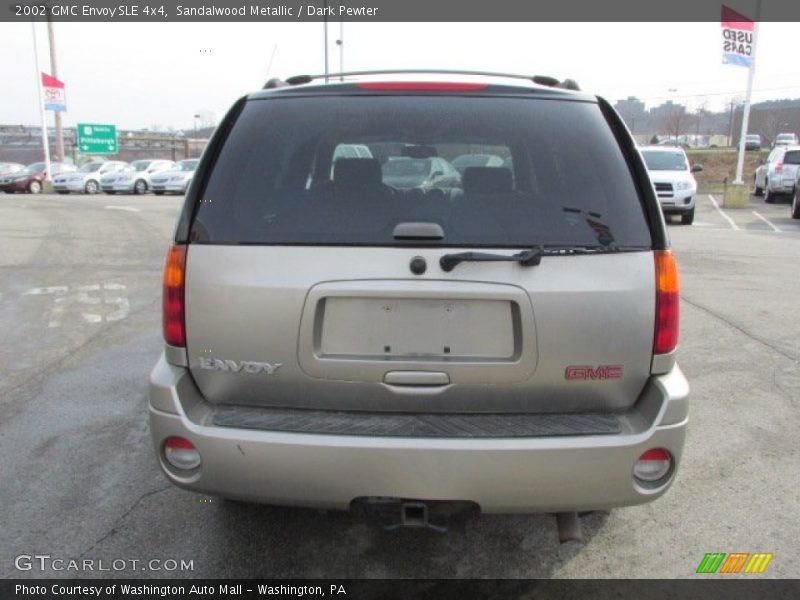 Sandalwood Metallic / Dark Pewter 2002 GMC Envoy SLE 4x4