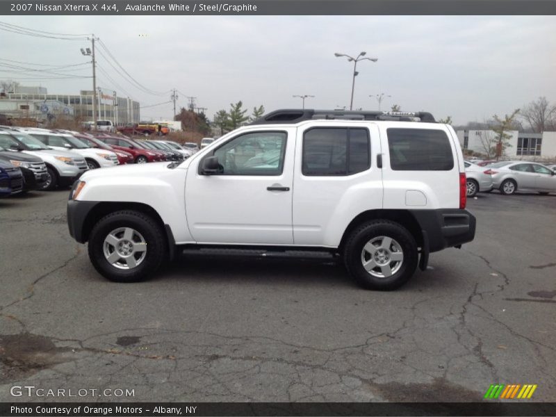 Avalanche White / Steel/Graphite 2007 Nissan Xterra X 4x4