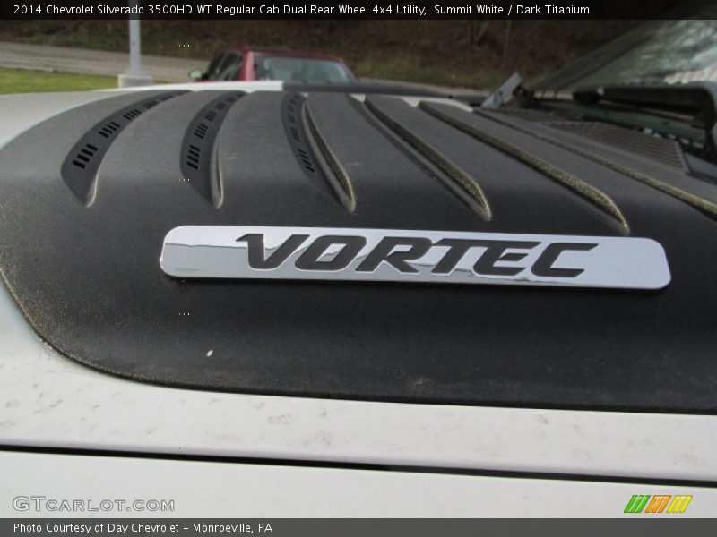 Summit White / Dark Titanium 2014 Chevrolet Silverado 3500HD WT Regular Cab Dual Rear Wheel 4x4 Utility