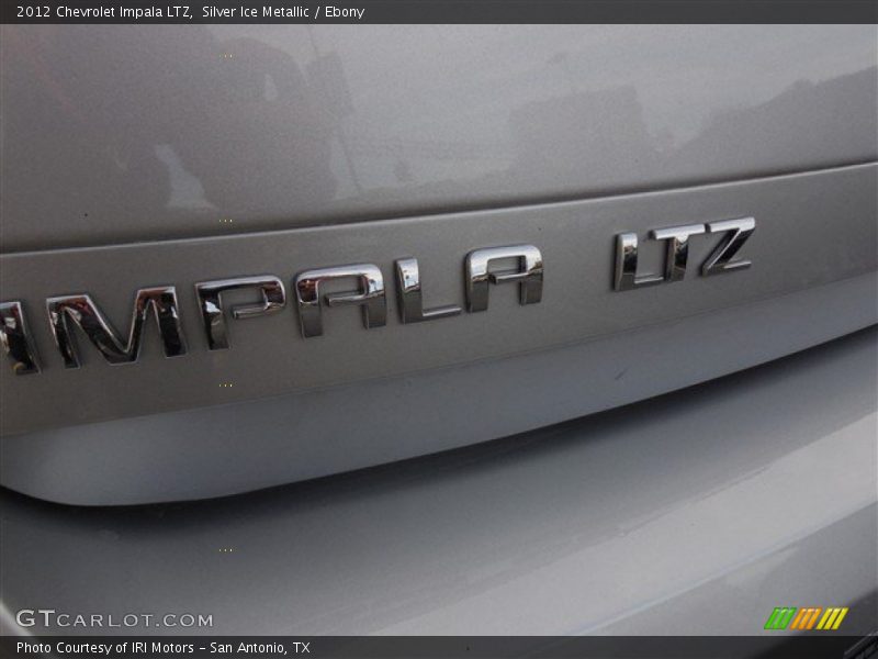 Silver Ice Metallic / Ebony 2012 Chevrolet Impala LTZ