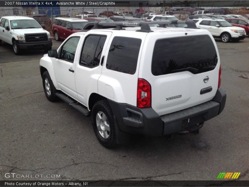 Avalanche White / Steel/Graphite 2007 Nissan Xterra X 4x4