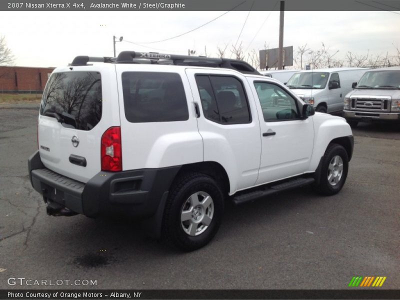 Avalanche White / Steel/Graphite 2007 Nissan Xterra X 4x4