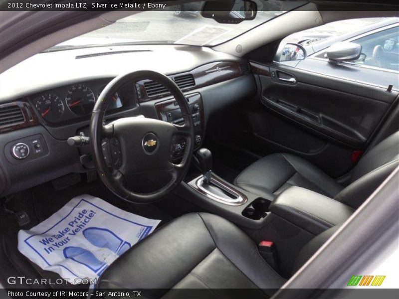 Silver Ice Metallic / Ebony 2012 Chevrolet Impala LTZ