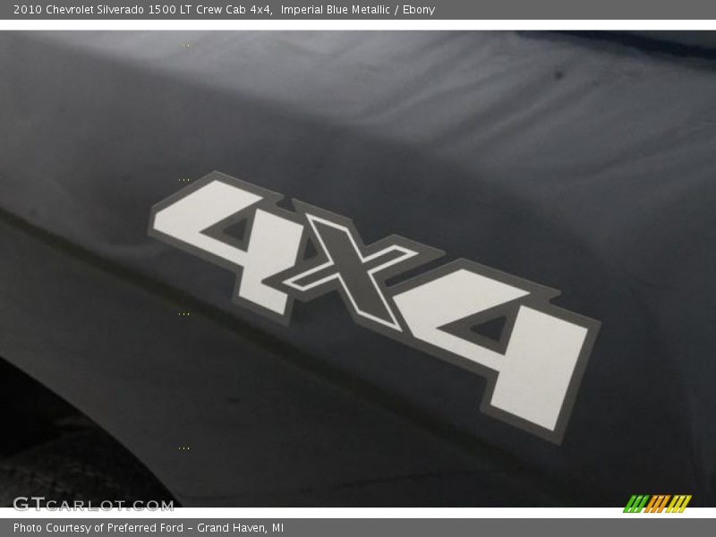 Imperial Blue Metallic / Ebony 2010 Chevrolet Silverado 1500 LT Crew Cab 4x4