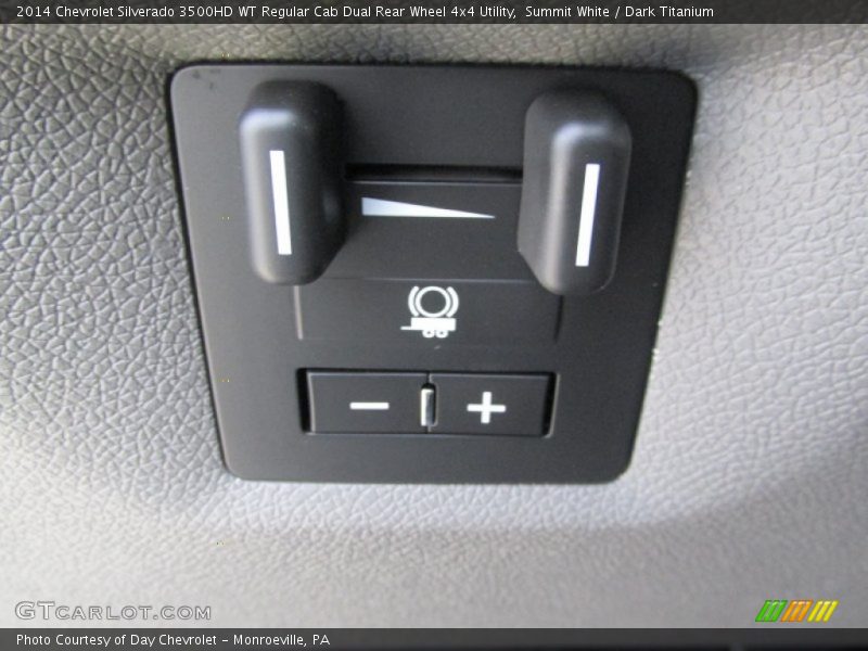 Summit White / Dark Titanium 2014 Chevrolet Silverado 3500HD WT Regular Cab Dual Rear Wheel 4x4 Utility