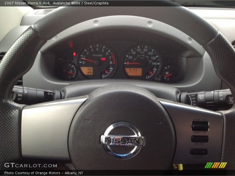 Avalanche White / Steel/Graphite 2007 Nissan Xterra X 4x4