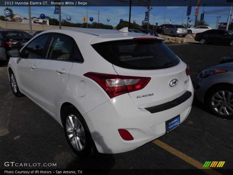 Monaco White / Beige 2013 Hyundai Elantra GT