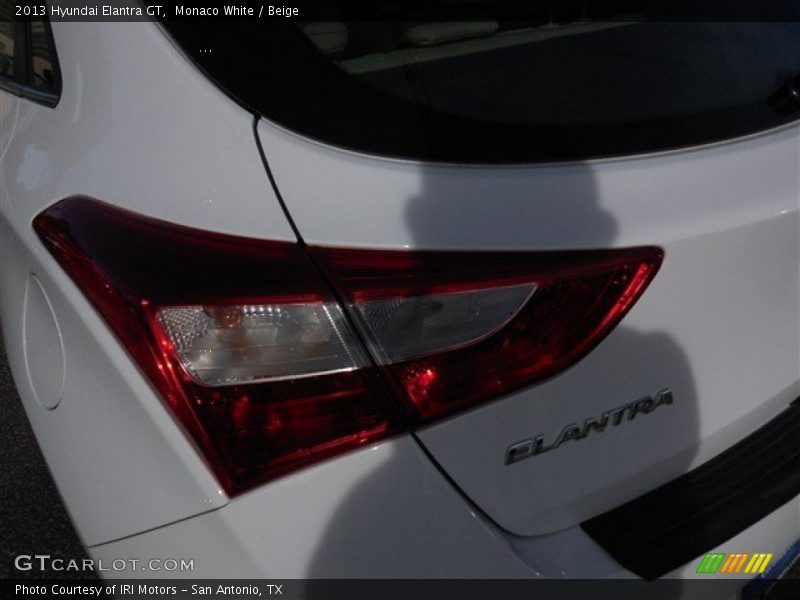 Monaco White / Beige 2013 Hyundai Elantra GT