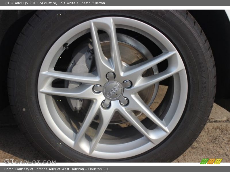 Ibis White / Chestnut Brown 2014 Audi Q5 2.0 TFSI quattro