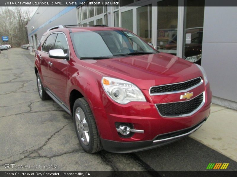 Crystal Red Tintcoat / Jet Black 2014 Chevrolet Equinox LTZ AWD