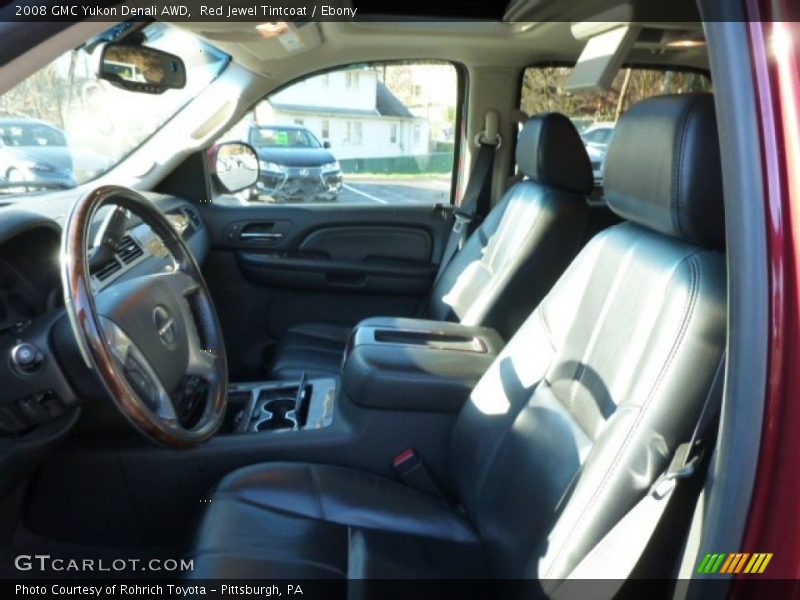 Red Jewel Tintcoat / Ebony 2008 GMC Yukon Denali AWD