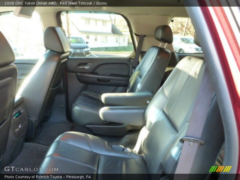 Red Jewel Tintcoat / Ebony 2008 GMC Yukon Denali AWD