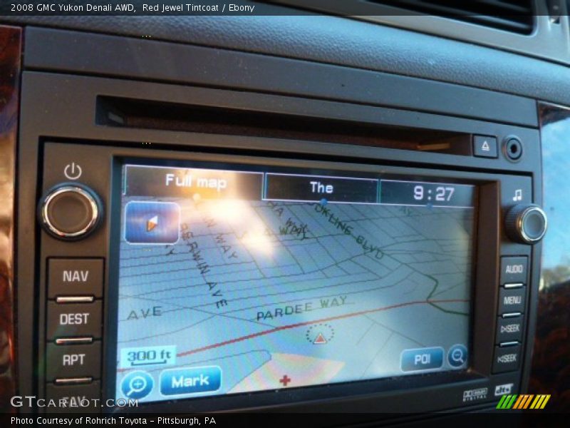 Red Jewel Tintcoat / Ebony 2008 GMC Yukon Denali AWD