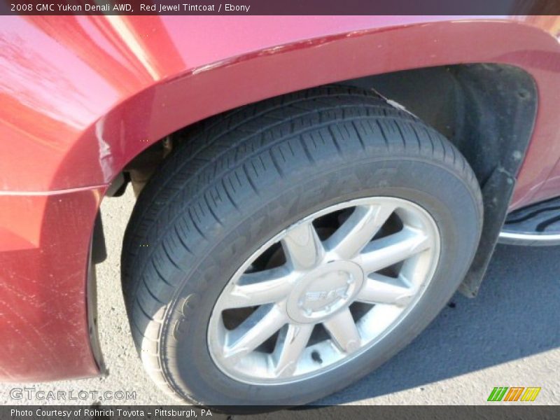 Red Jewel Tintcoat / Ebony 2008 GMC Yukon Denali AWD