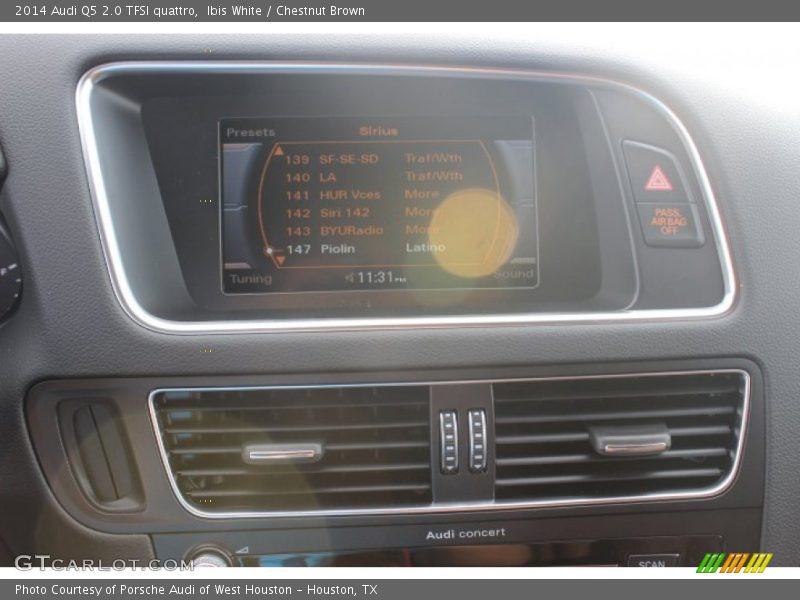 Ibis White / Chestnut Brown 2014 Audi Q5 2.0 TFSI quattro