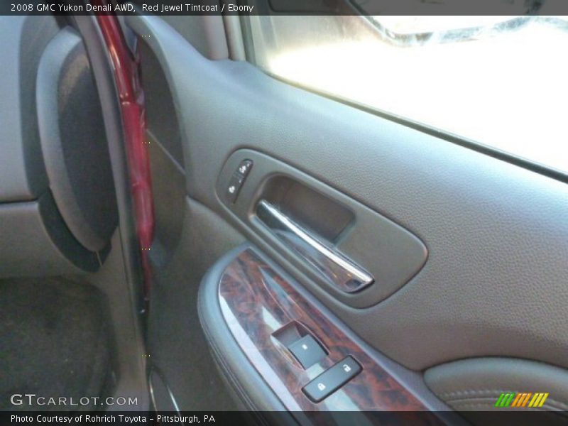 Red Jewel Tintcoat / Ebony 2008 GMC Yukon Denali AWD