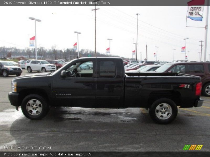Black / Ebony 2010 Chevrolet Silverado 1500 LT Extended Cab 4x4