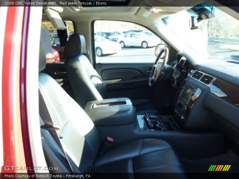 Red Jewel Tintcoat / Ebony 2008 GMC Yukon Denali AWD