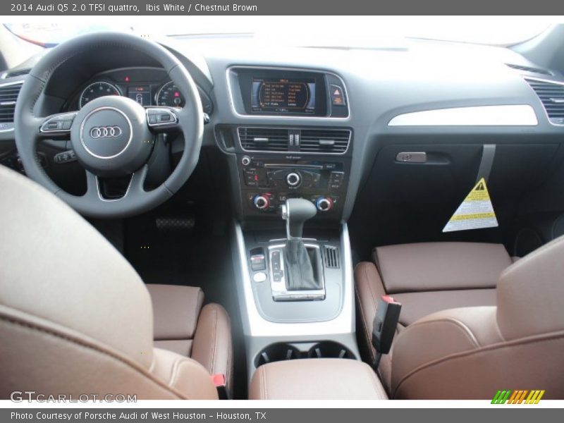 Ibis White / Chestnut Brown 2014 Audi Q5 2.0 TFSI quattro