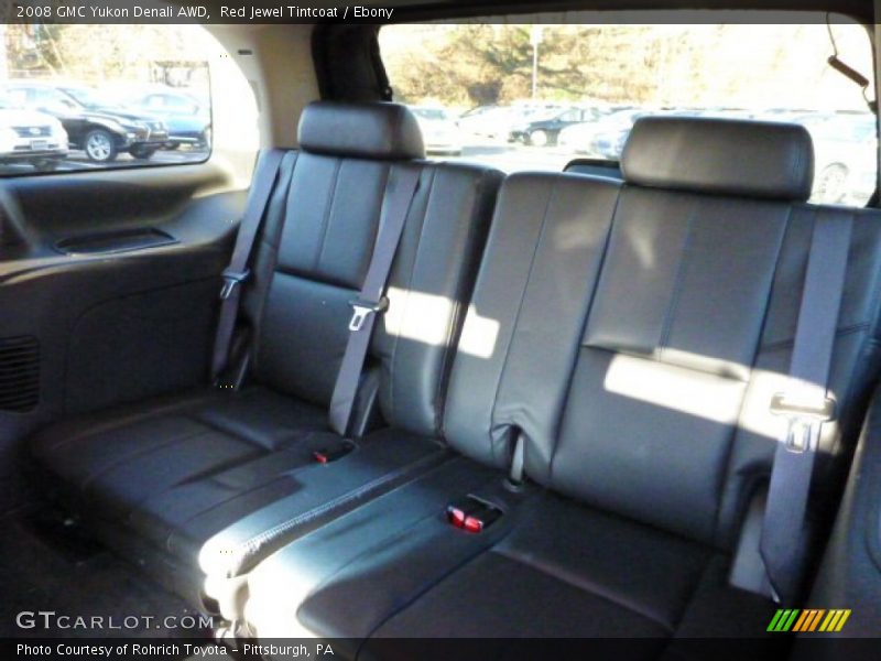 Red Jewel Tintcoat / Ebony 2008 GMC Yukon Denali AWD