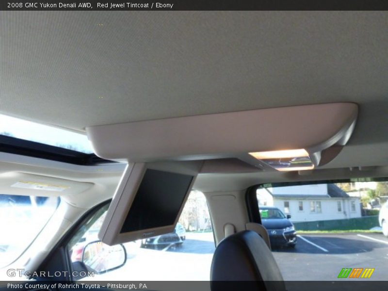 Red Jewel Tintcoat / Ebony 2008 GMC Yukon Denali AWD