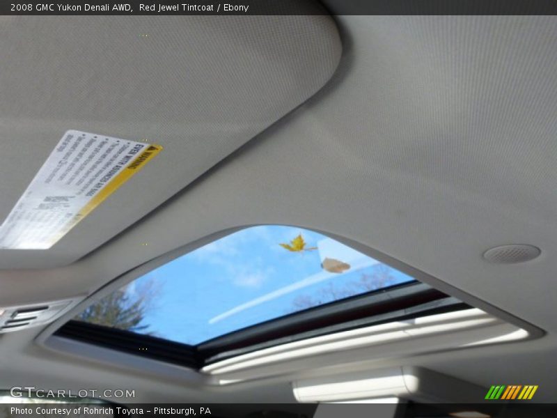 Red Jewel Tintcoat / Ebony 2008 GMC Yukon Denali AWD