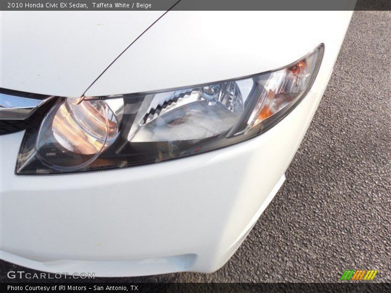 Taffeta White / Beige 2010 Honda Civic EX Sedan
