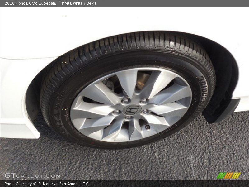 Taffeta White / Beige 2010 Honda Civic EX Sedan