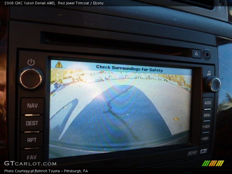 Red Jewel Tintcoat / Ebony 2008 GMC Yukon Denali AWD