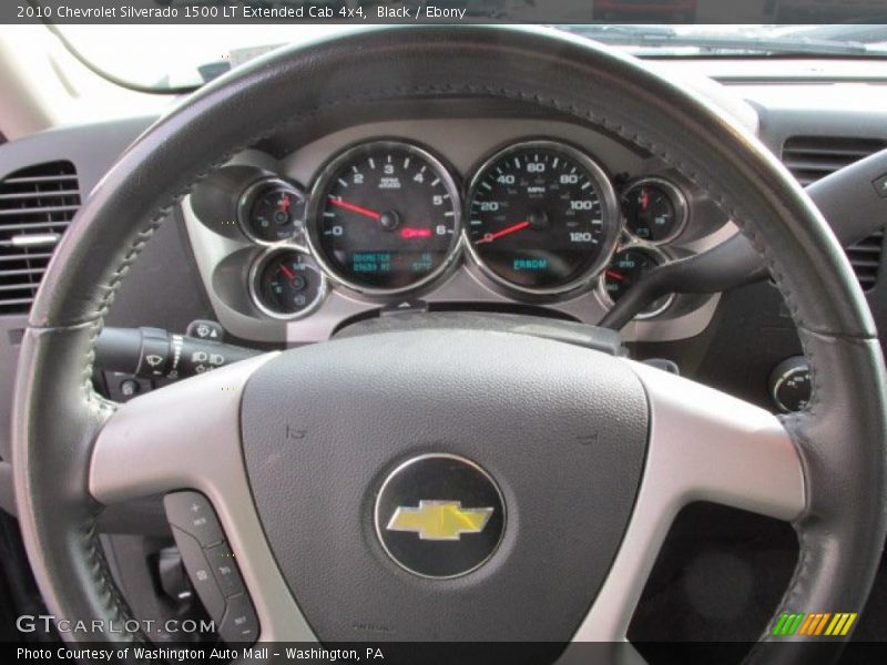 Black / Ebony 2010 Chevrolet Silverado 1500 LT Extended Cab 4x4