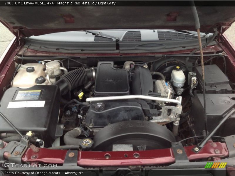 Magnetic Red Metallic / Light Gray 2005 GMC Envoy XL SLE 4x4