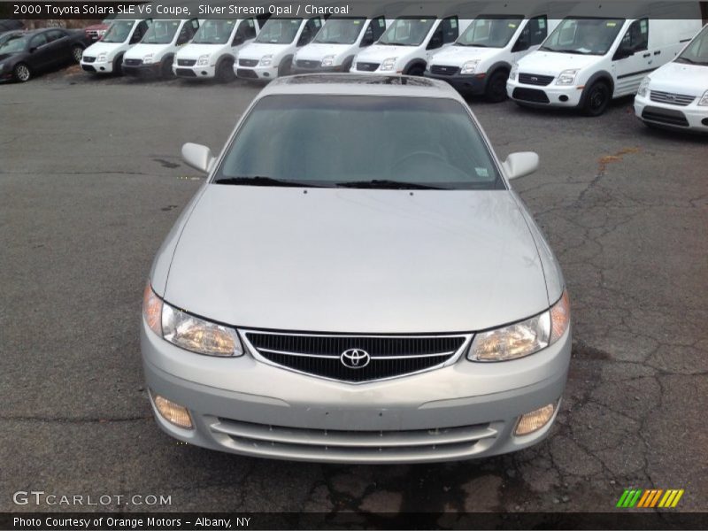 Silver Stream Opal / Charcoal 2000 Toyota Solara SLE V6 Coupe