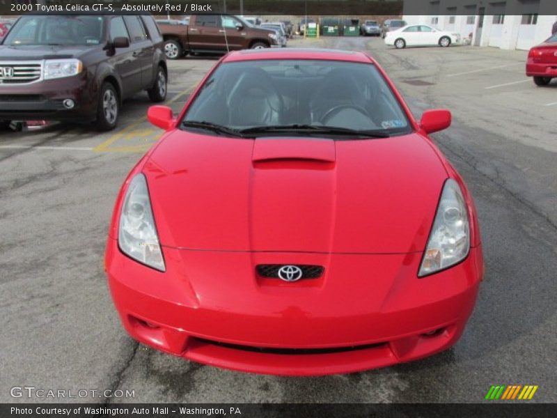 Absolutely Red / Black 2000 Toyota Celica GT-S