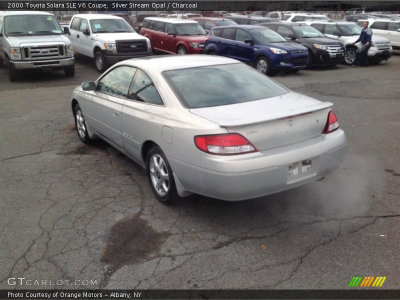Silver Stream Opal / Charcoal 2000 Toyota Solara SLE V6 Coupe