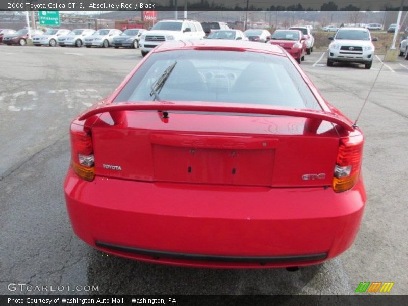Absolutely Red / Black 2000 Toyota Celica GT-S