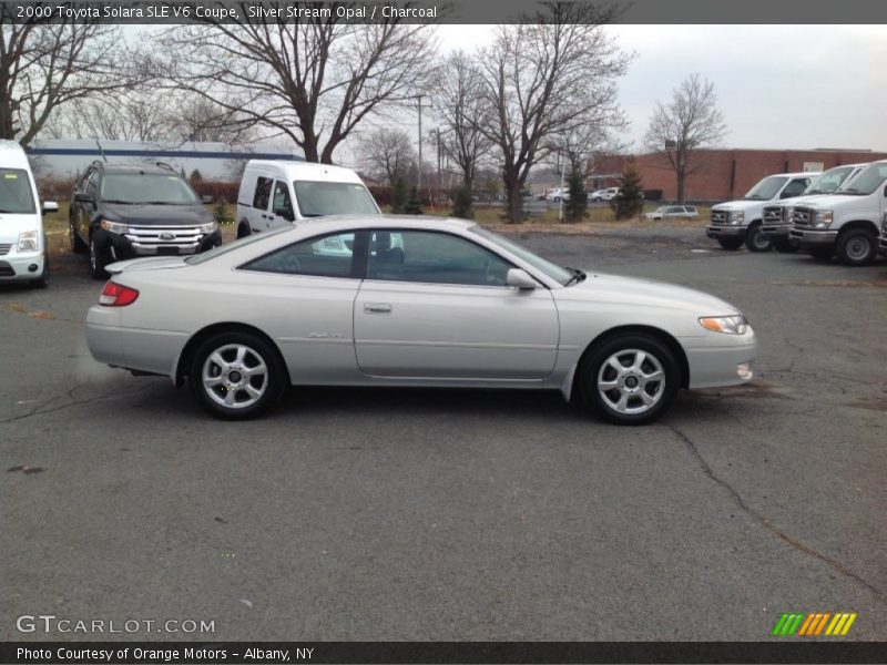 Silver Stream Opal / Charcoal 2000 Toyota Solara SLE V6 Coupe