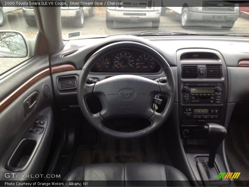 Silver Stream Opal / Charcoal 2000 Toyota Solara SLE V6 Coupe