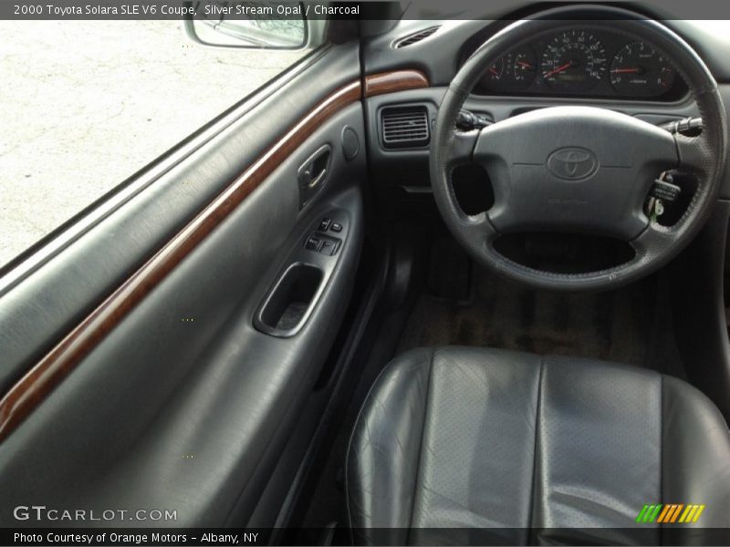 Silver Stream Opal / Charcoal 2000 Toyota Solara SLE V6 Coupe