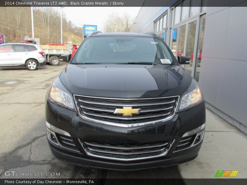 Black Granite Metallic / Ebony 2014 Chevrolet Traverse LTZ AWD